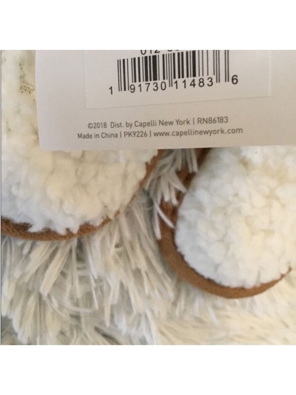 Elli by Capellini of New York Santa squad  slippers & eye mask girls S - Picture 8 of 9